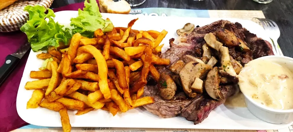 Faux Filet Grillé Aux Cèpes